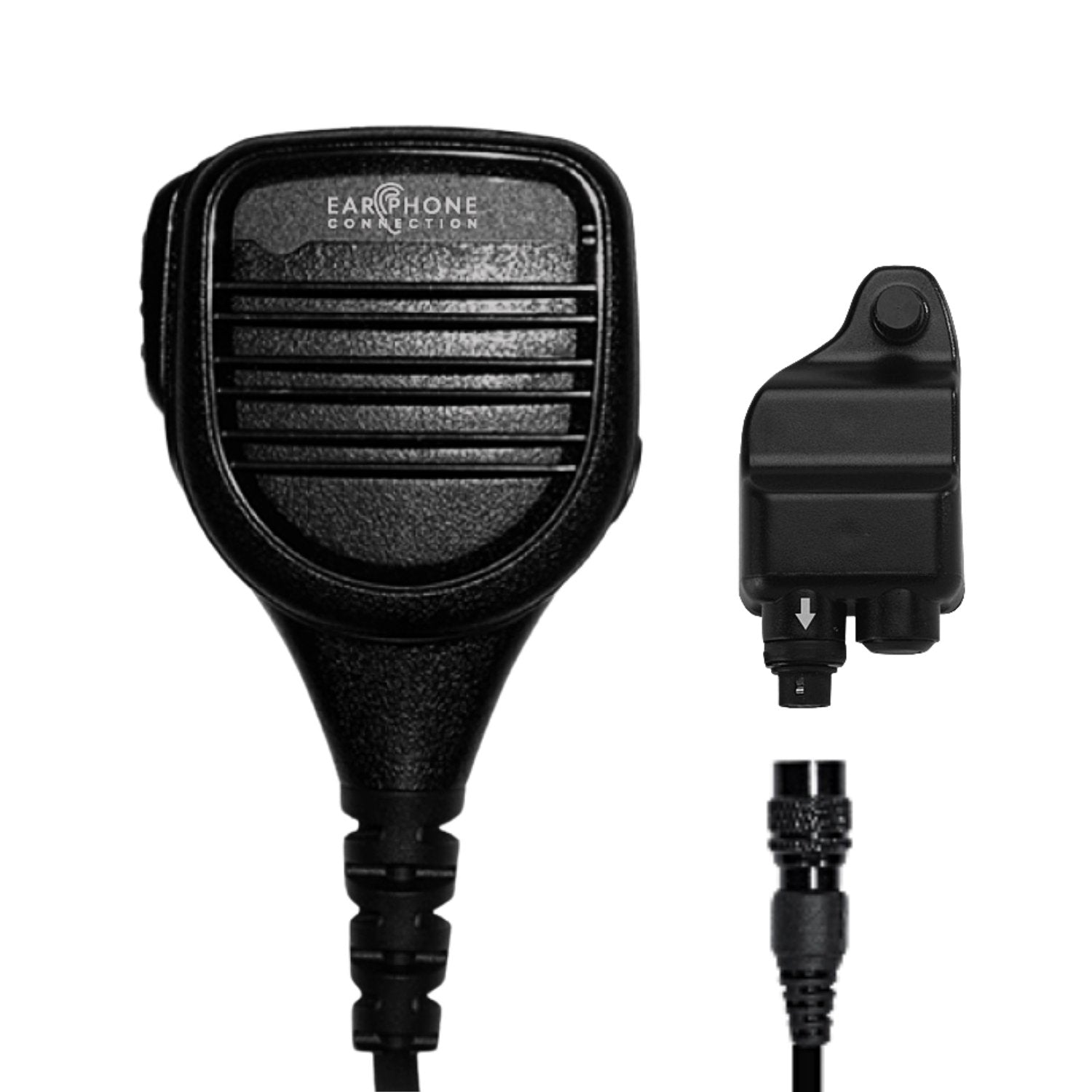 Harris Headset Earphone Connection EP2128EC Police Mic, Harris XG75 XG45 XG95