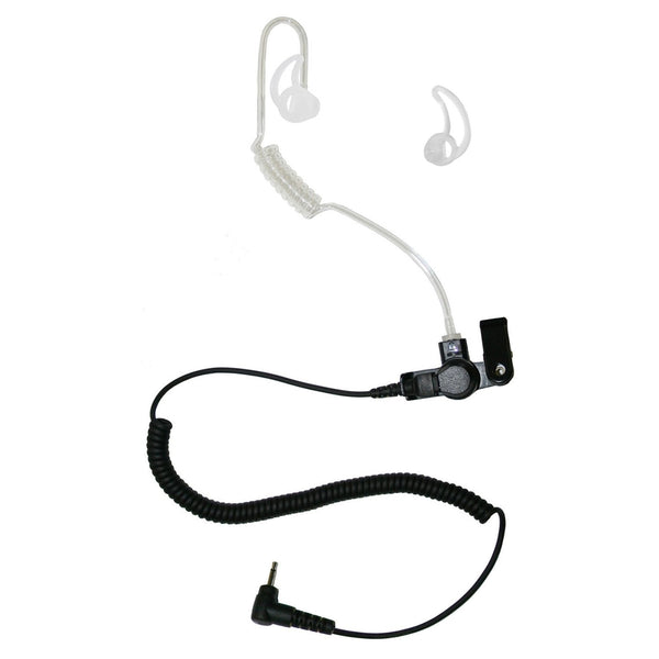 Fox Listen Only Acoustic Tube Earpiece, EP1069SC, 2.5mm Connector - Sheepdog Microphones