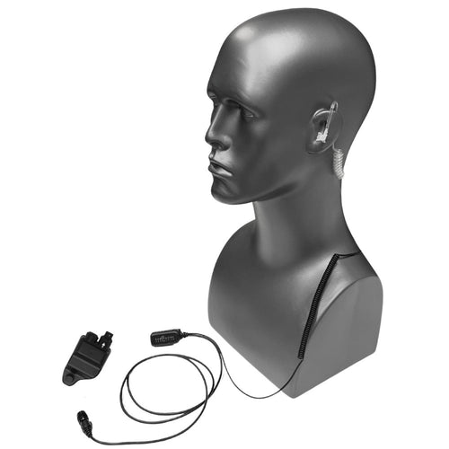 Hawk Lapel Mic with Quick Release Adapter EP1328EC for Harris Radios