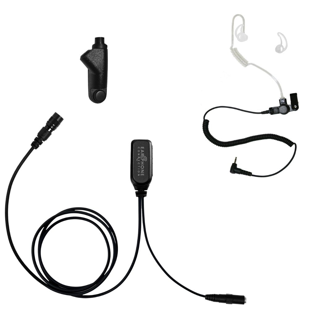 Hawk Lapel Mic, Tactical PTT, 3.5mm Earpiece Port - Sheepdog Microphones