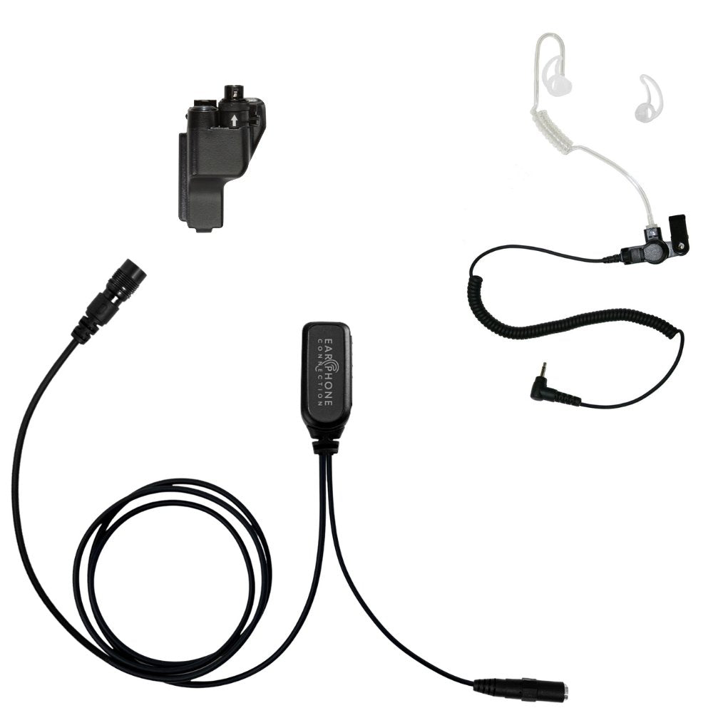 Hawk Lapel Mic, Tactical PTT, 3.5mm Earpiece Port - Sheepdog Microphones