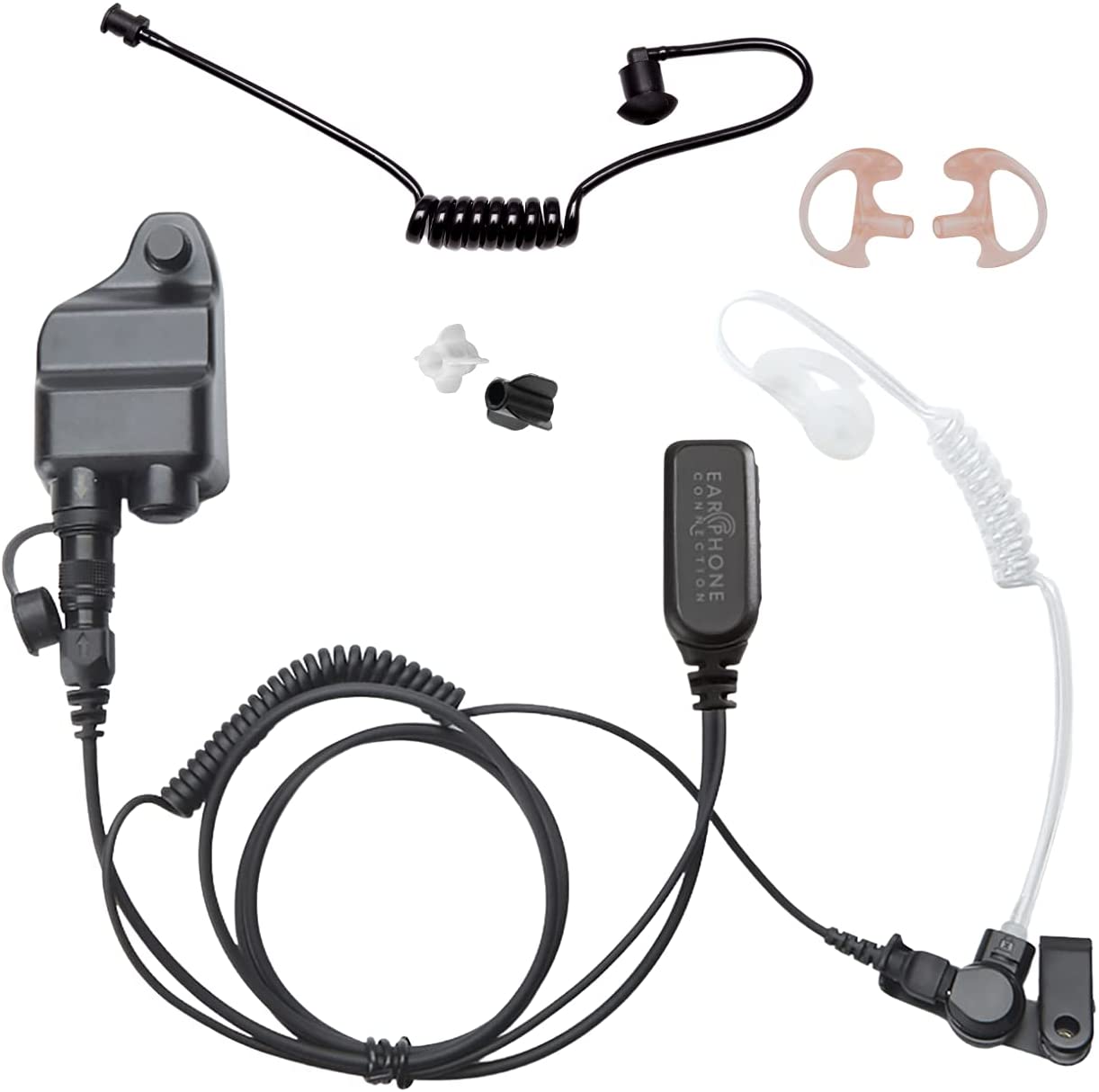 Hawk Lapel Mic with Quick Release Adapter for Harris XG15 XG25 XG75 P5300 P5400 P5500 P7300 - sheepdogmics.com