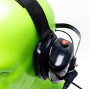 Impact Behind the Head Dual Muff Boom Mic Headset for Motorola APX Series Radios - Sheepdog Microphones