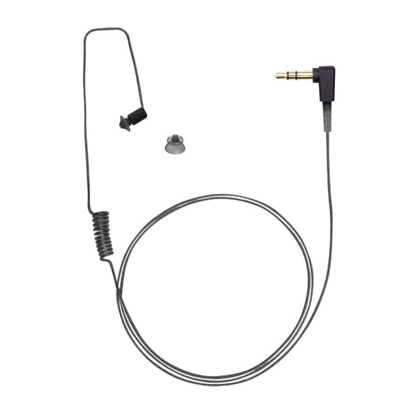 Impact HID-IN Micro Tubeless Listen-Only Earpiece, Black Cable - Sheepdog Microphones