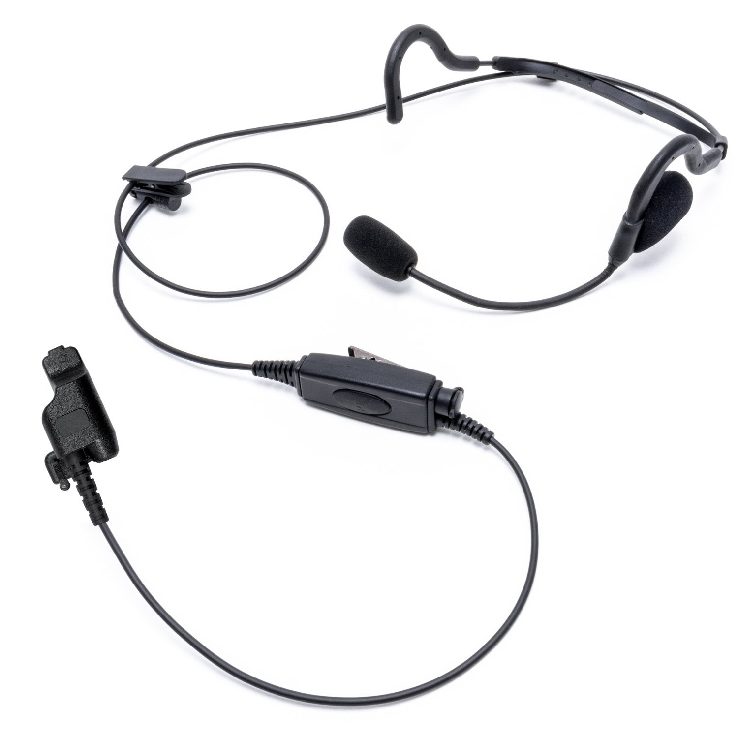 Impact Lightweight Tactical Headset with Boom Mic for Motorola XTS Series - Sheepdog Microphones