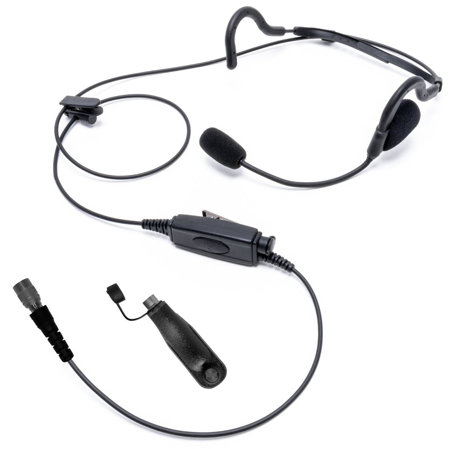 Quick Disconnect Tactical Headset with Boom Mic - Motorola APX Series