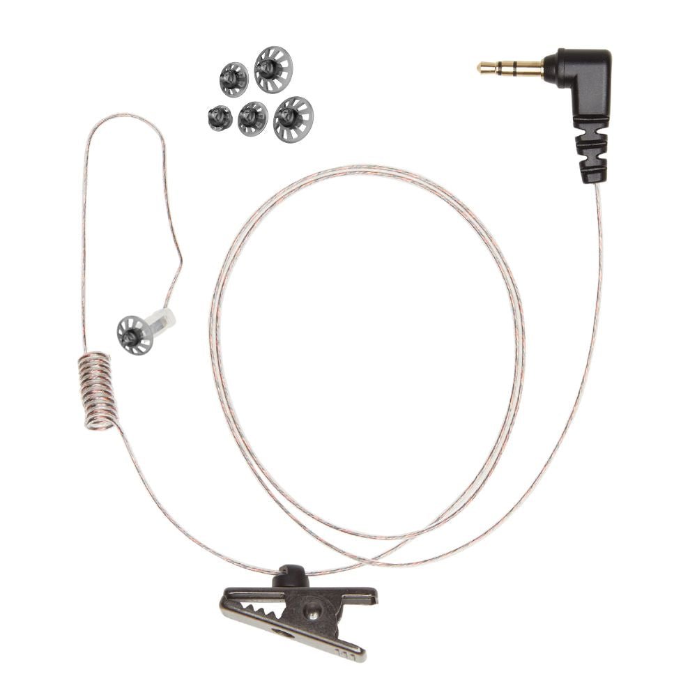 SHEEPDOG® HDLO Tactical Earpiece, Braided Cable, Tubeless