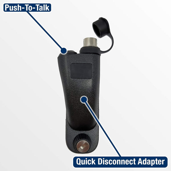 LEO Quick Disconnect 2-Wire Mic, Motorola APX - Sheepdog Microphones