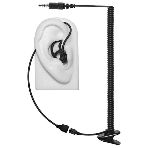 Micro Sound Tubeless Listen Only Earpiece, 3.5mm Threaded, EP-MS13A-B - Sheepdog Microphones