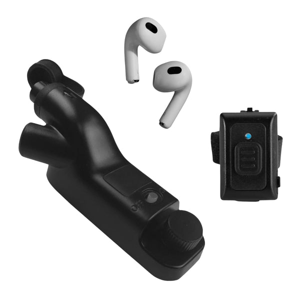 Motorola APX Bluetooth Adapter with Wireless PTT and Earbuds - Sheepdog Microphones