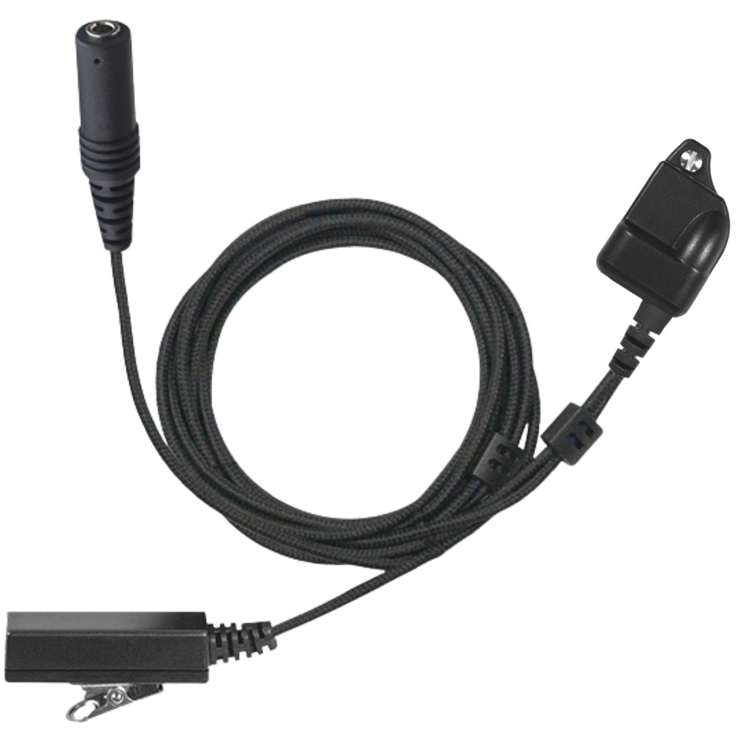 N-ear 2-Wire Surveillance PTT Kit, Harris (HR2), 3.5mm Earpiece Port - Sheepdog Microphones