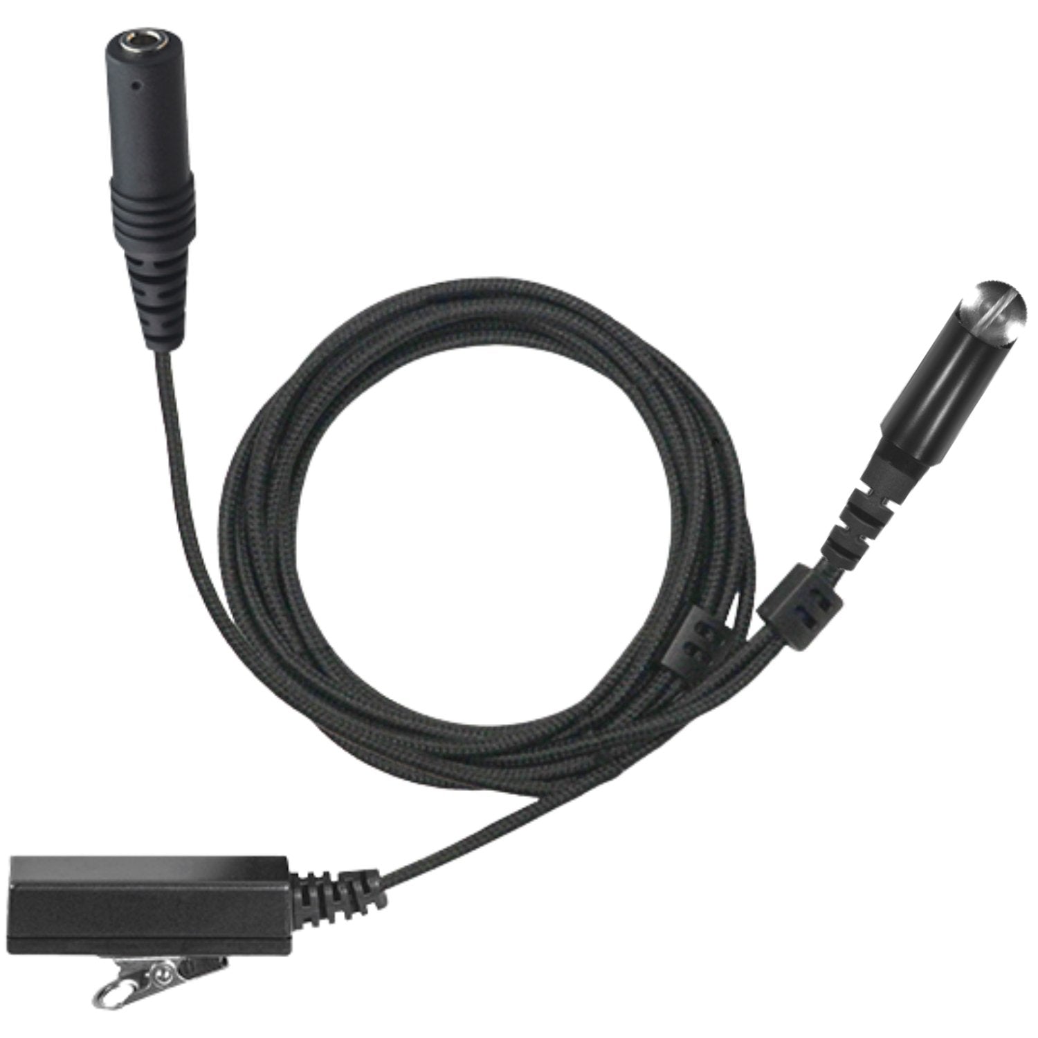 N-ear 2-Wire Surveillance PTT Kit, Harris (HR3), 3.5mm Earpiece Port - Sheepdog Microphones