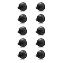 N-Ear Replacement Round Eartips for 360 Flexo and Dynamic Earpieces (10-Pack) - Sheepdog Microphones