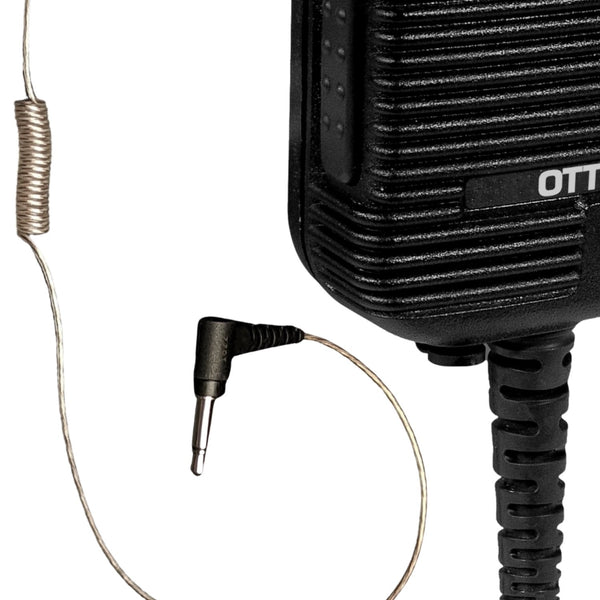 OTTO V1-11567 Covert Tubeless Listen Only Earpiece, 2.5mm Connector, Left Ear - Sheepdog Microphones