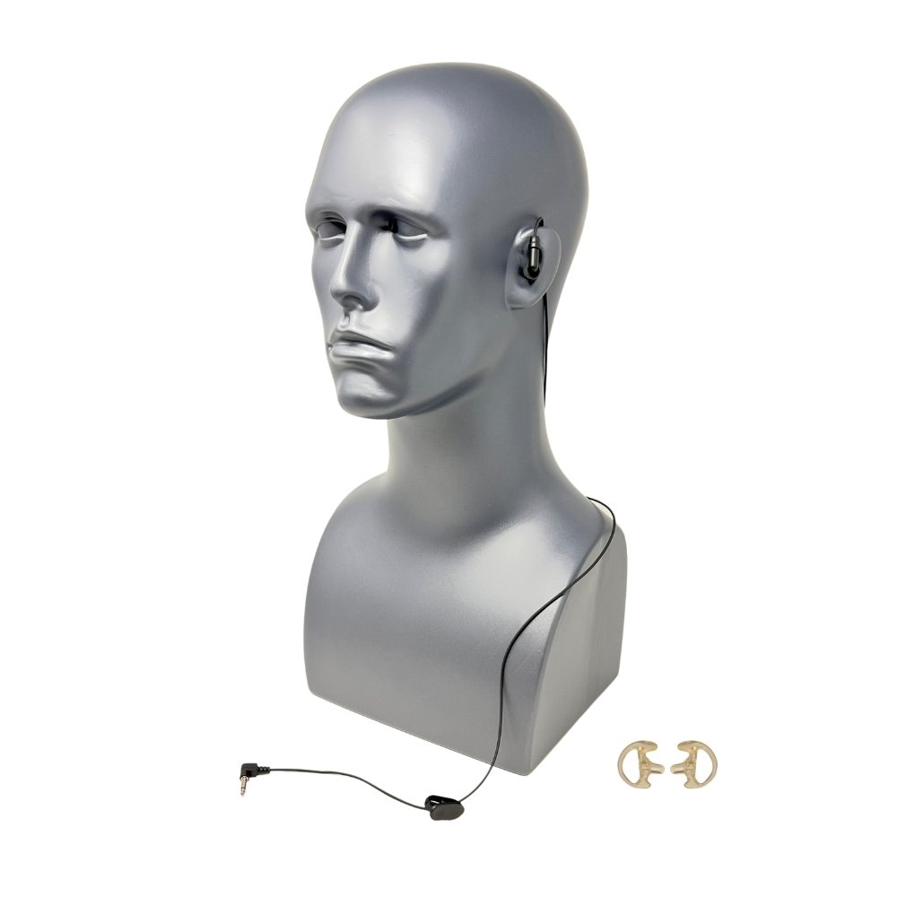 PROFILE Tubeless Listen Only Earpiece, Black, 3.5mm Connector - Sheepdog Microphones