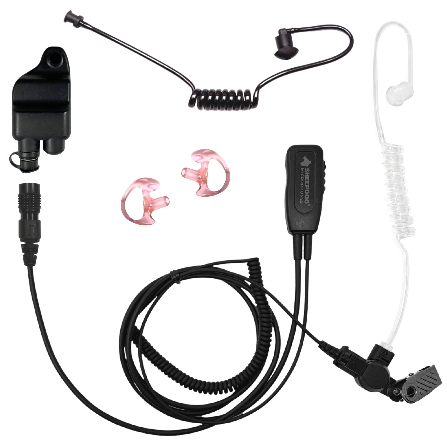 Sheepdog ALPHA Quick Disconnect Police Mic - Harris XG15 XG25 XG75 XL45P XL95P - Sheepdog Microphones