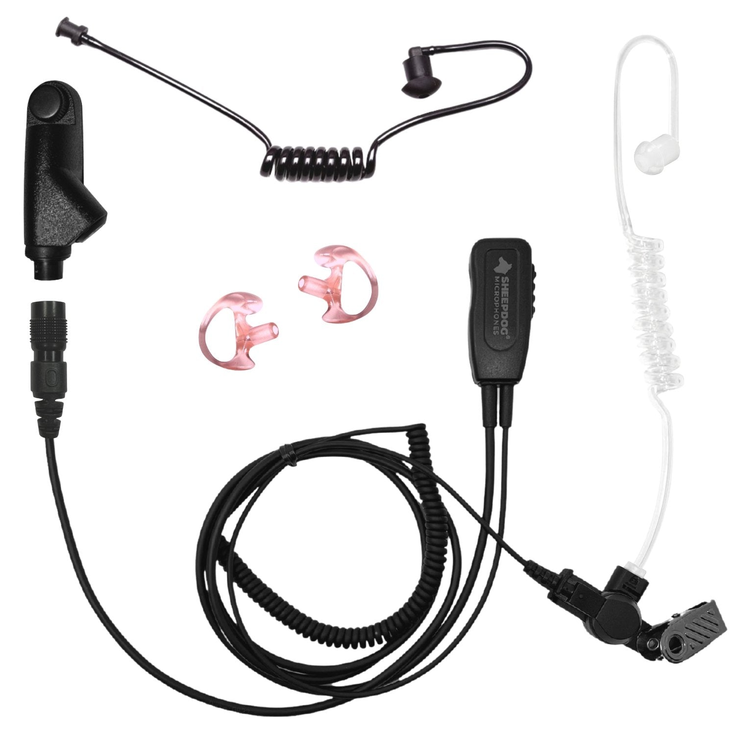 Sheepdog ALPHA Quick Disconnect Police Mic - Harris XL150P XL185 XL200P XG100P - Sheepdog Microphones