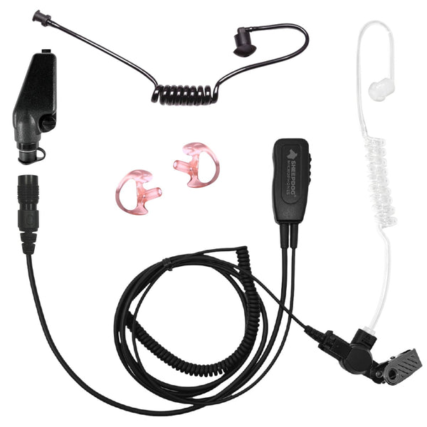 Sheepdog ALPHA Quick Disconnect Police Microphone Earpiece - Kenwood NX and TK Series - Sheepdog Microphones