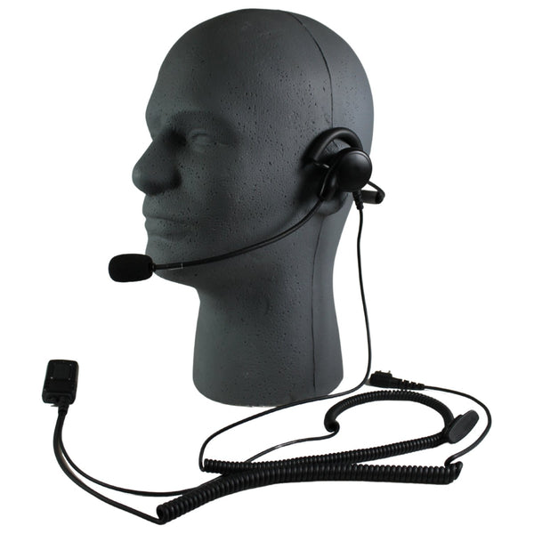 Sheepdog Boom Mic Headset for Kenwood TK and NX Series Radios - Sheepdog Microphones