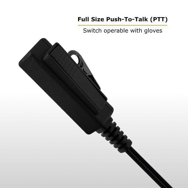 Sheepdog ELITE Lapel Mic Earpiece for Harris XG100P XL150P XL185 XL200P - Sheepdog Microphones