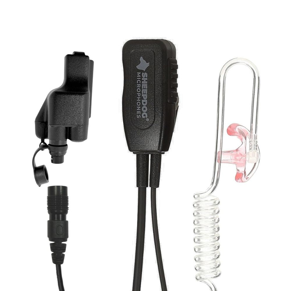 Sheepdog ELITE QD Lapel Mic Earpiece, Motorola XTS - Sheepdog Microphones