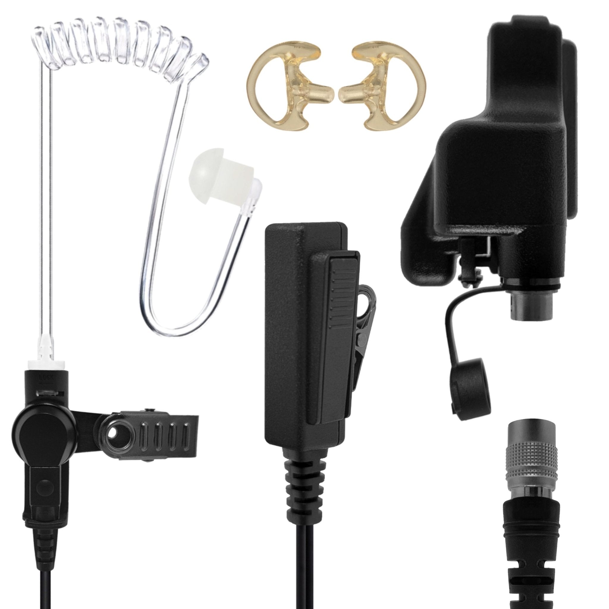 Sheepdog ELITE Quick Disconnect 2-Wire Surveillance Kit for Motorola XTS5000 XTS3000 XTS2500 - Sheepdog Microphones®