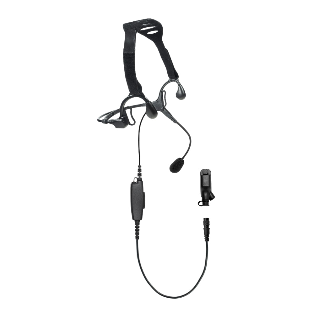 Sheepdog Police Headset, Quick Disconnect, Motorola APX - Sheepdog Microphones