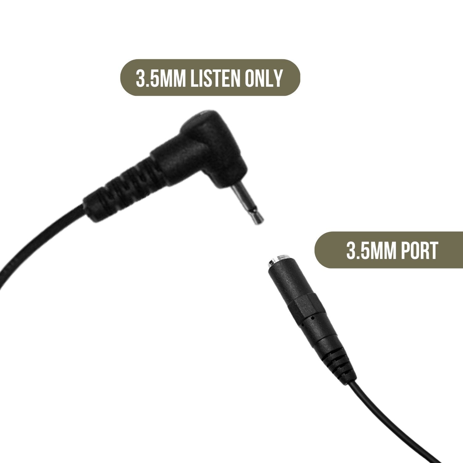 Sheepdog Police 1-Wire Lapel PTT, Motorola XTS Series, 3.5mm