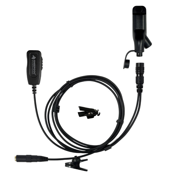 Sheepdog Police 2-Wire Surveillance PTT, Motorola APX Series, 3.5mm