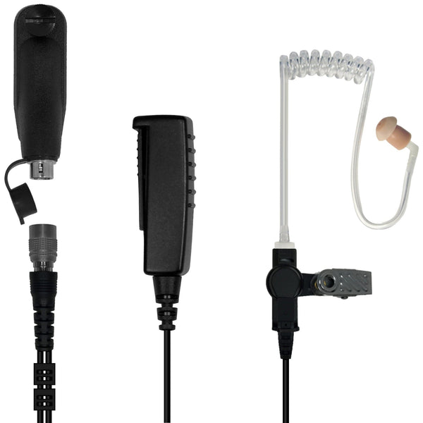 Sheepdog Quick Disconnect 2-Wire Mic Earpiece for Motorola APX6000 APX7000 APX8000 - sheepdogmics.com