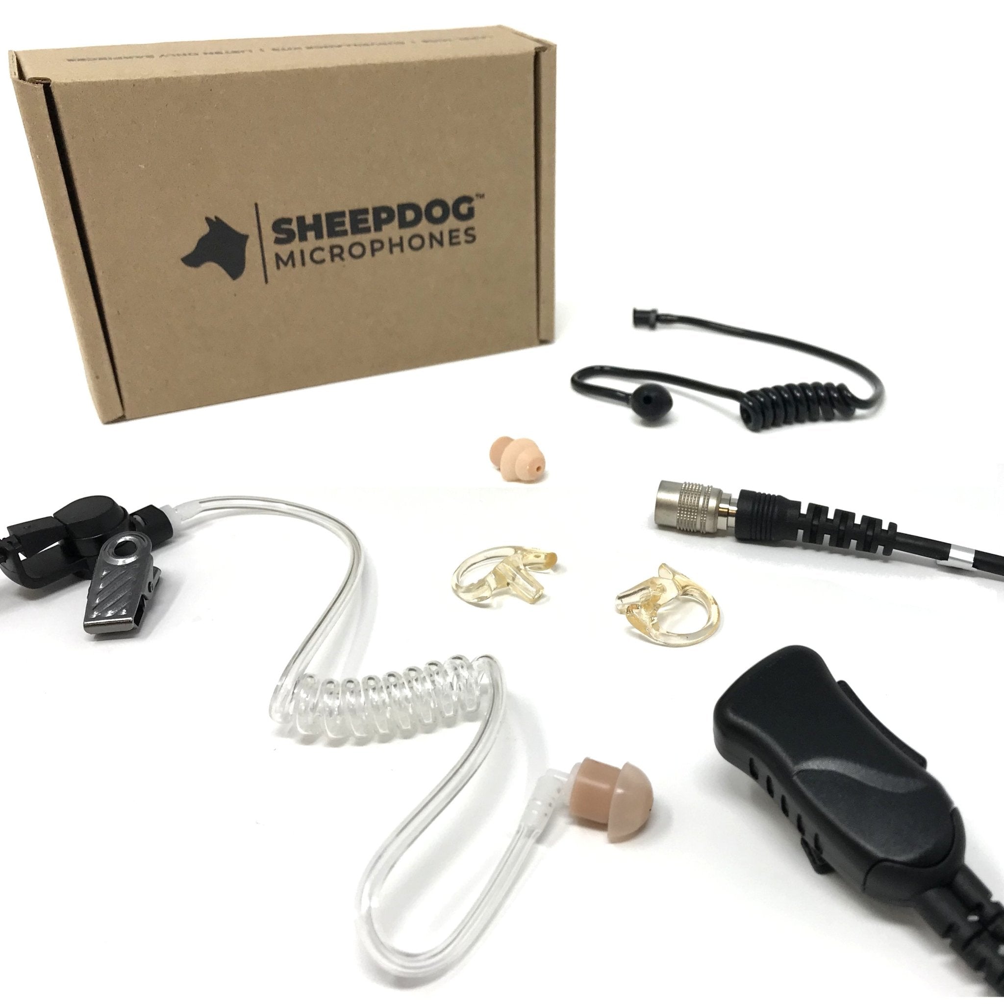 Sheepdog Quick Disconnect Lapel Mic Earpiece for Harris MACOM Jaguar 700P P5100 P7100 P7200 Series - sheepdogmics.com